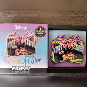 Disney FigPin World of Color Enamel Pin with Rainbow Design